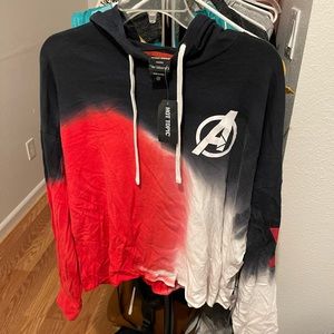 Her Universe Marvel Black Widow Tie-Dye Hoodie sweater marvel